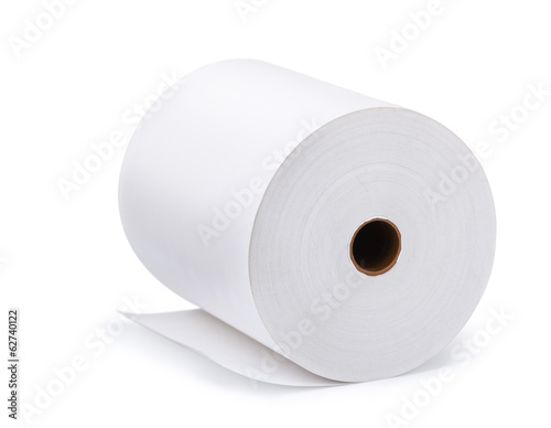 Large roll of blank paper