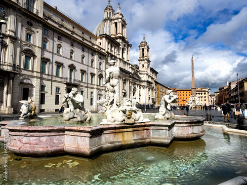Poseidon fountain, Navona square Rome