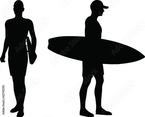 Surfboy Silhouette