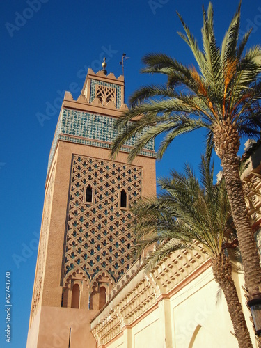Minarett der Elkasbah-Moschee  Marakesch