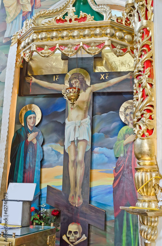 Crucifix in the church of St. Catherine in Feodosia