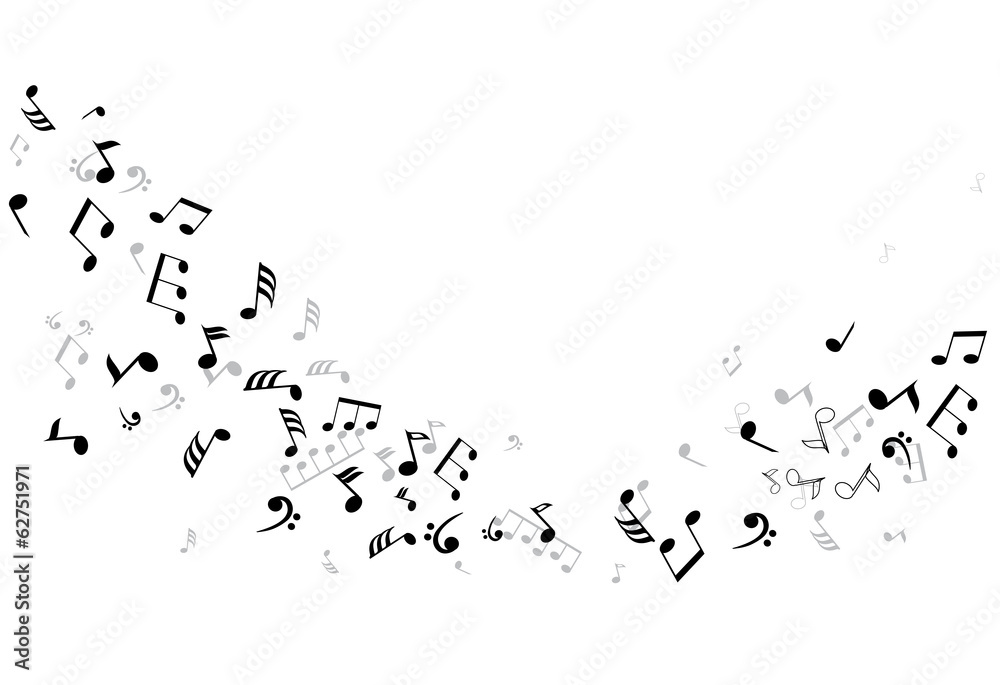 Fototapeta premium vector musical notes