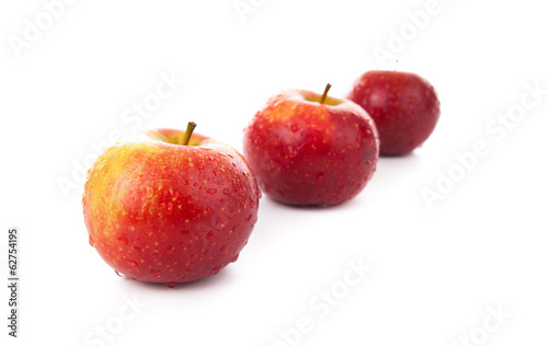 red apples closeup
