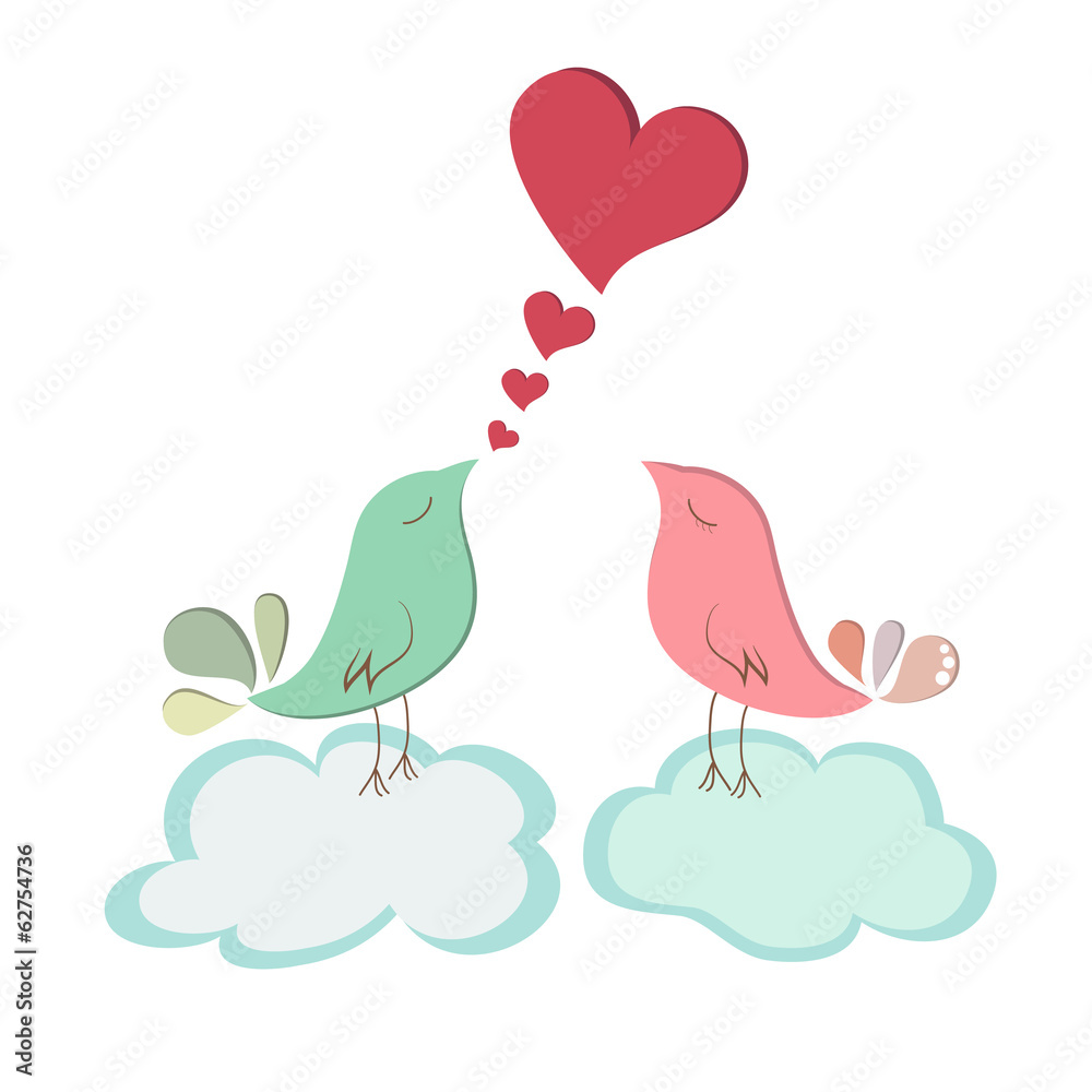 Love bird couple.