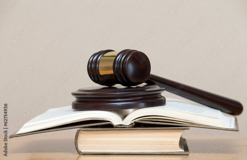 wooden gavel and books wooden gavel and books
