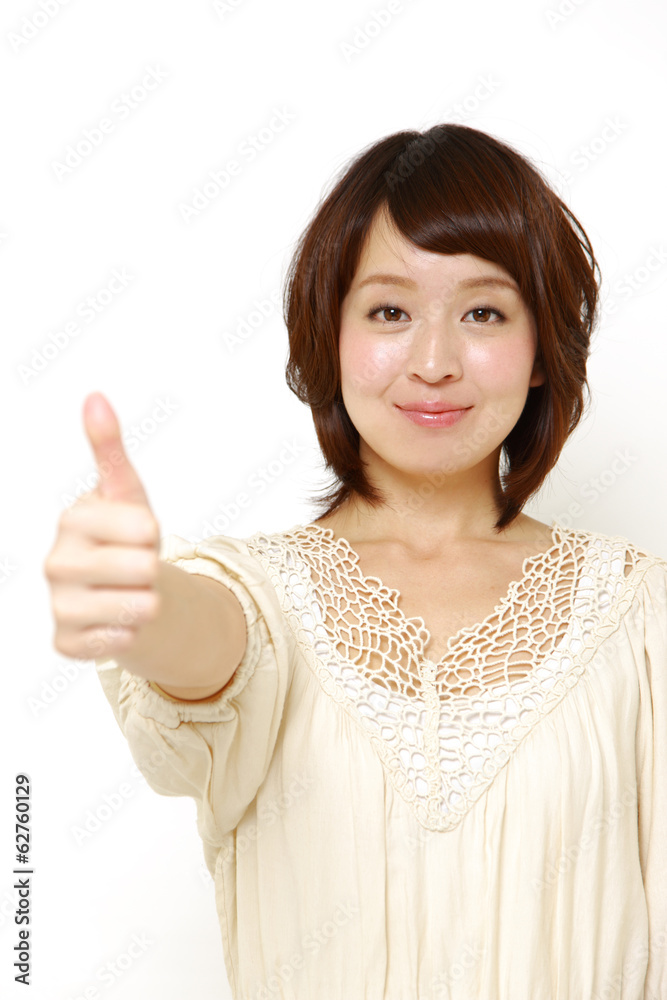 順調な女性 順調な女性