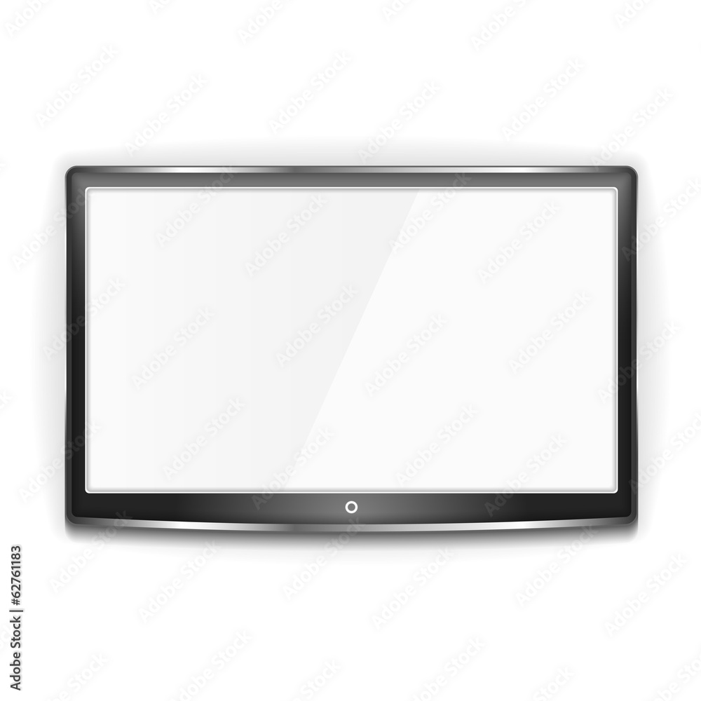 Black LCD TV Screen