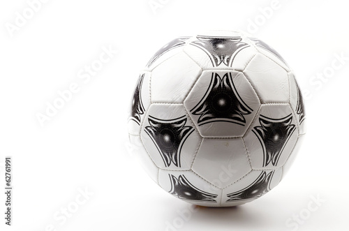Soccer ball isolated white background