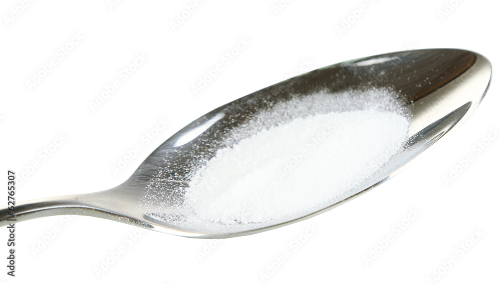 Heroin in spoon isolated on white Heroin in spoon isolated on white