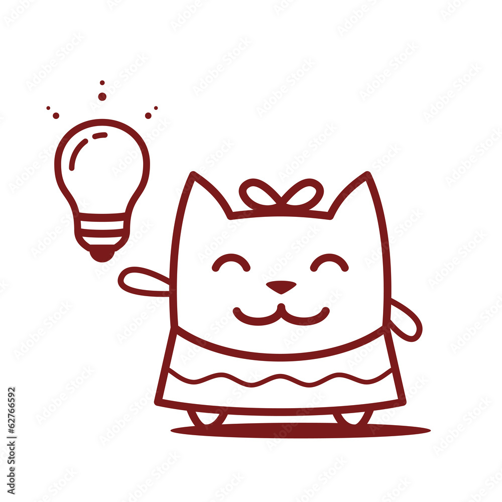 Character little girl in a dress with a bow on head line art Character little girl in a dress with a bow on head line art