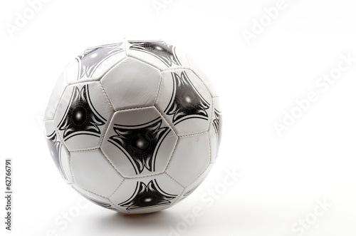 Soccer ball isolated white background