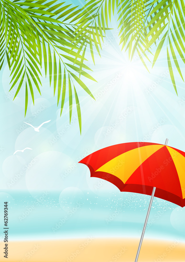 Summer beach background for Your design