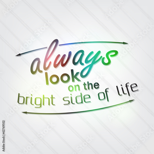 Always look on the bright side of life