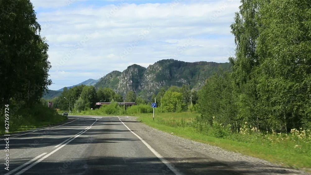Travel along the roads of the Altai Krai. Russia. Travel along the roads of the Altai Krai. Russia.