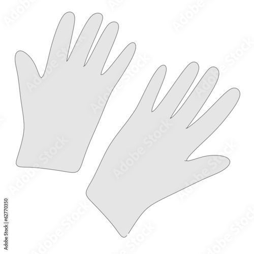 cartoon image of magician gloves