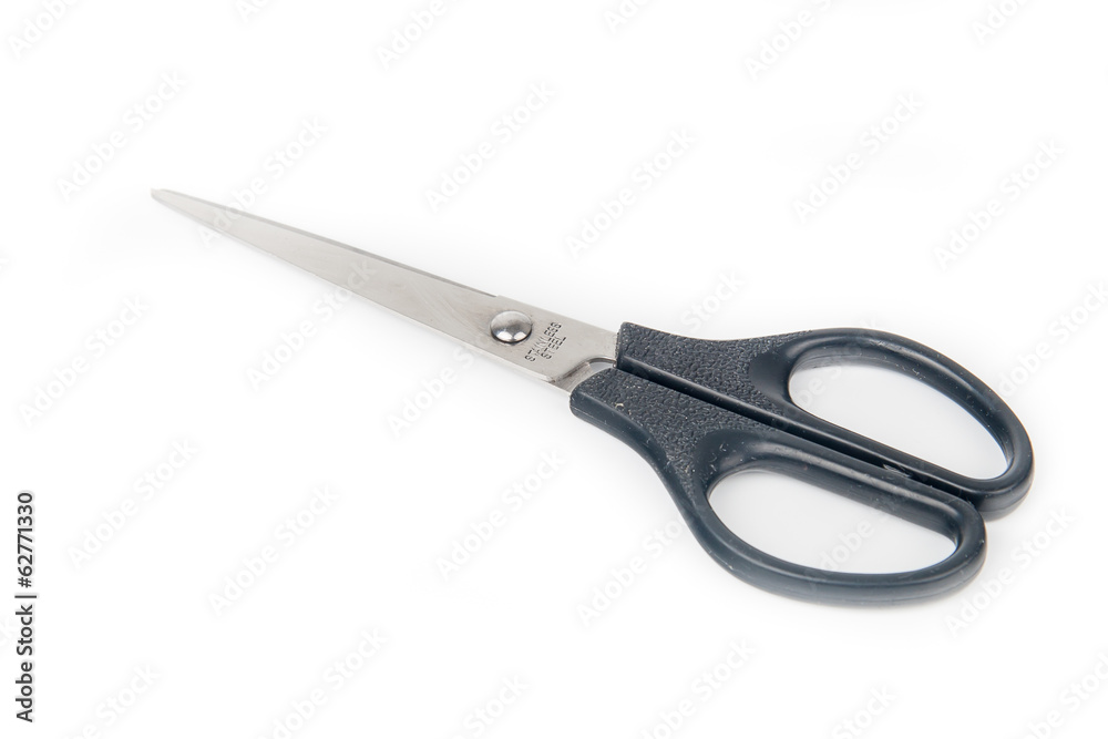 Metal scissors isolated on white background Metal scissors isolated on white background