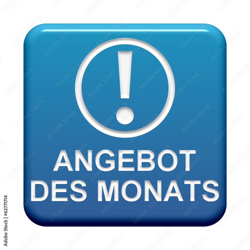 Blauer Button: Angebot des Monats Blauer Button: Angebot des Monats