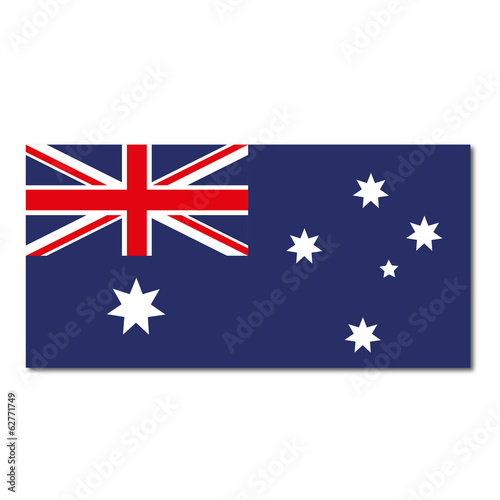 Australien Flagge Icon Button
