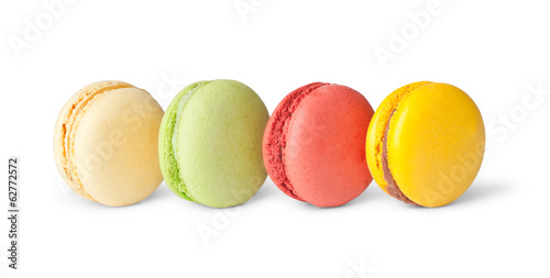 Tasty colorful macaroon