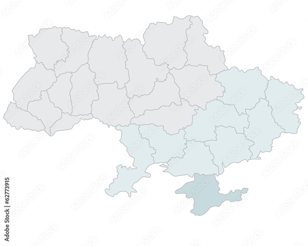 Ukraine's political map