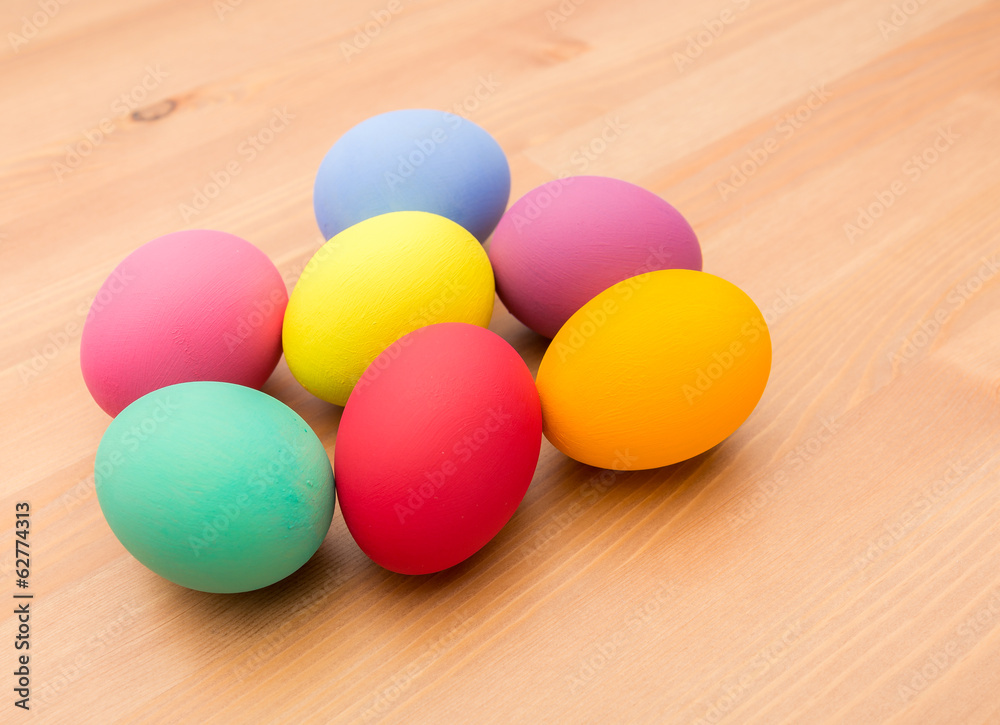 Colourful painted easter egg Colourful painted easter egg