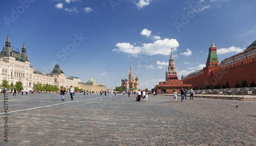 Photography View of the red square. Moscow. Russia