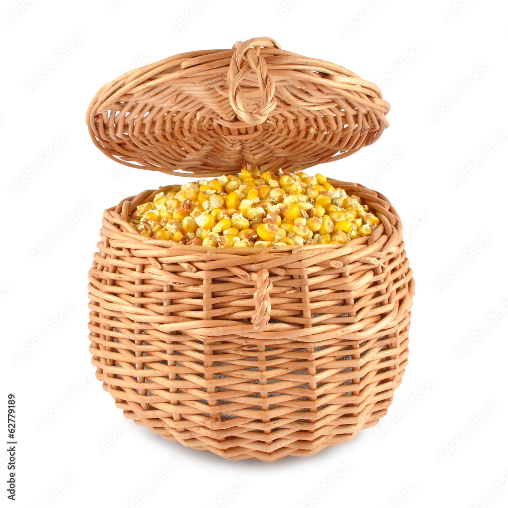 corn in basket