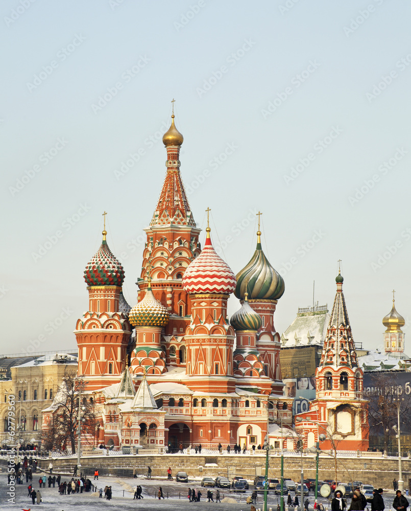 Obraz premium Покровский собор - храм Василия Блаженного. Москва. Россия