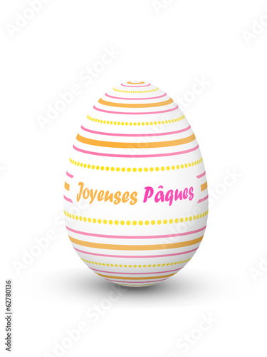 Carte "JOYEUSES PAQUES" (carte joyeuses pâques fête oeufs avril)