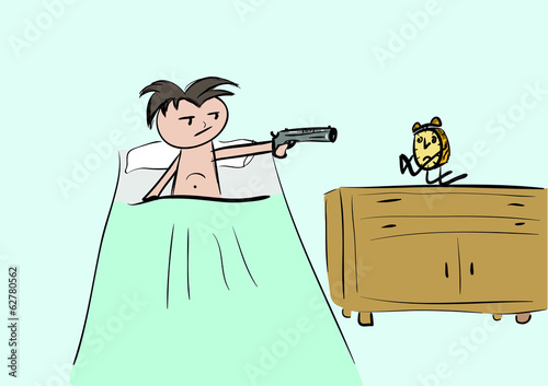 murderer of an alarm clock