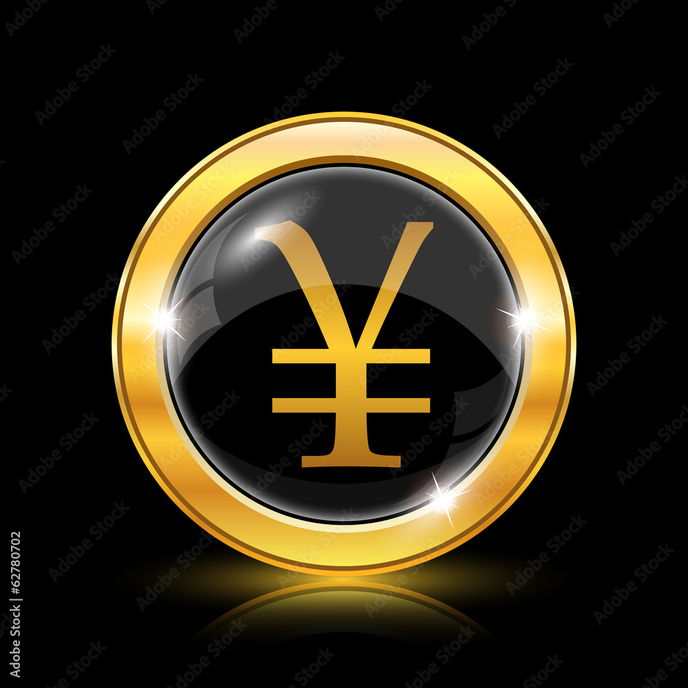 Obraz premium Yen icon