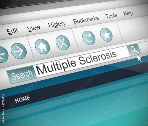 Multiple Sclerosis concept.