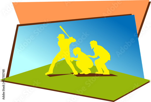 Baseball Batter Silhouette