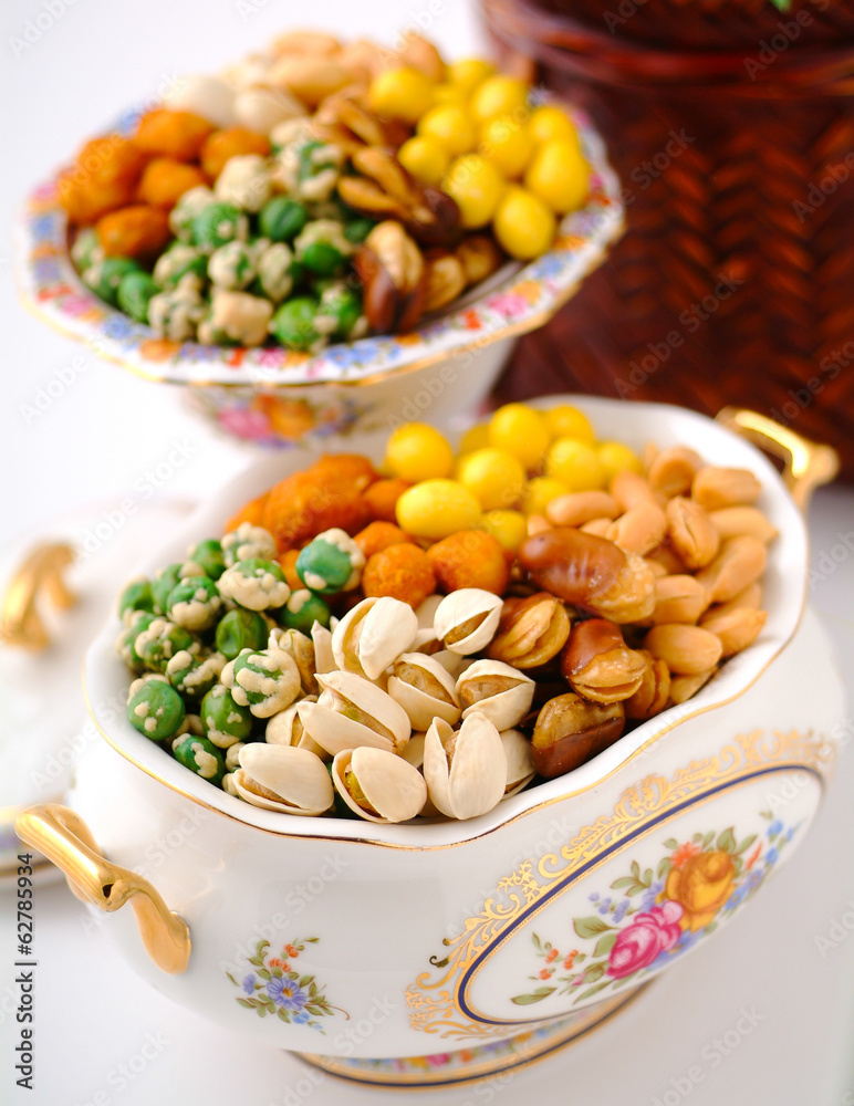 Mixed Nuts in a Bowl Mixed Nuts in a Bowl