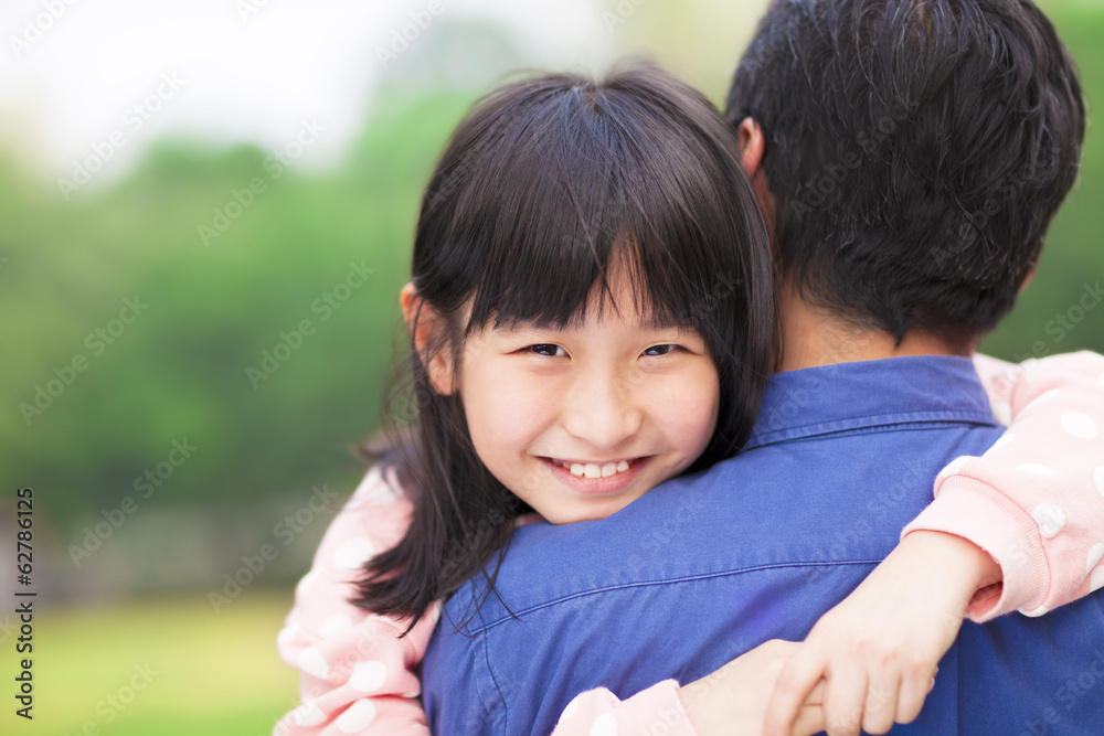 beautiful little girl hugging embracing her father beautiful little girl hugging embracing her father