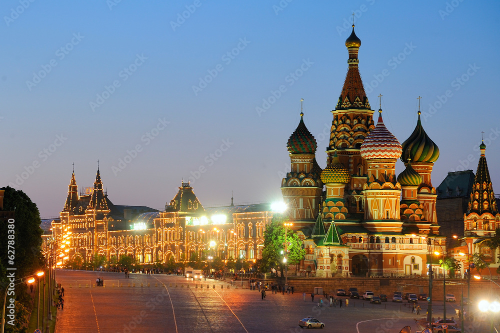 Naklejka premium Bazylego Błogosławionej Katedry