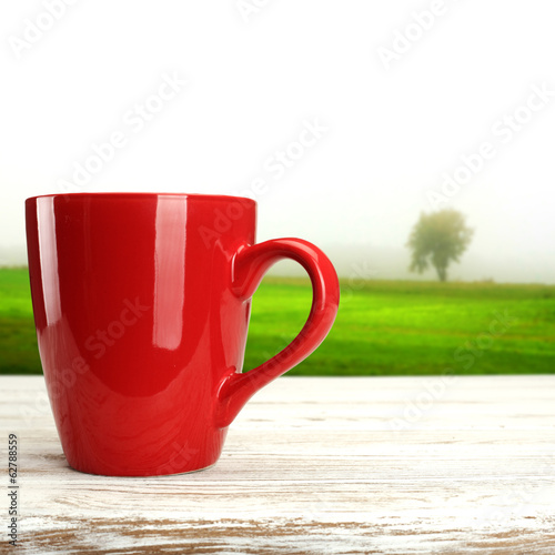 red mug