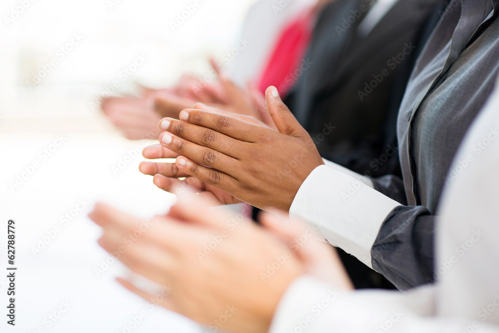 Obraz premium business group applauding