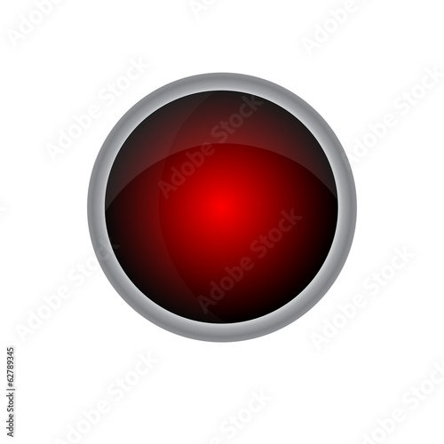 Free Download Red shiny button with metallic elements - GFXLoad