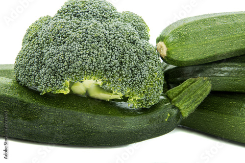 zucchini, broccoli
