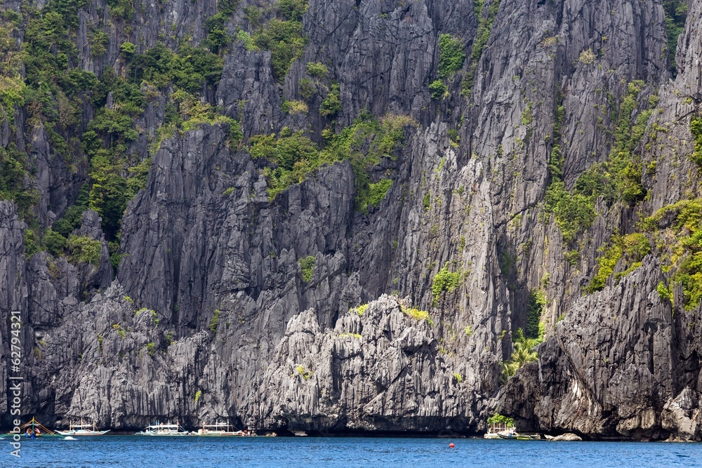 Limestone cliff in Palawan