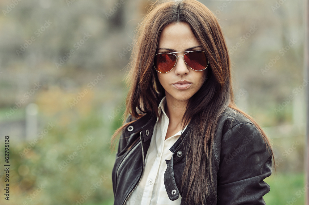 Attractive young woman portrait - closeup Attractive young woman portrait - closeup
