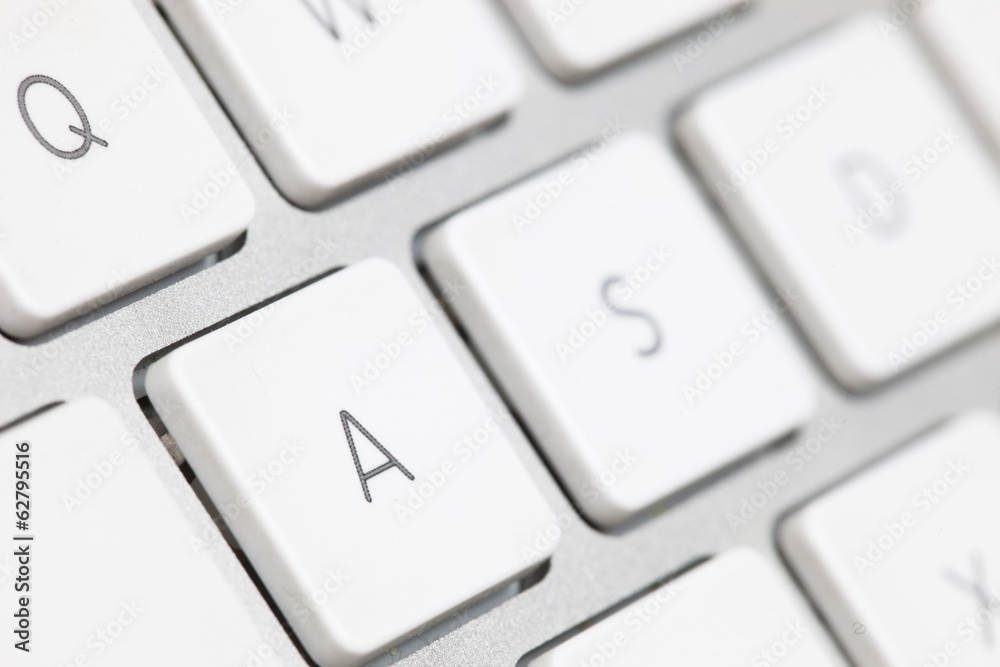 close up of a white keyboard english alphabet close up of a white keyboard english alphabet