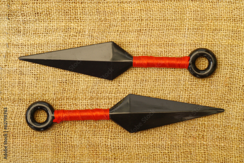 to throw ninja weapons Stock Photo Adobe Stock