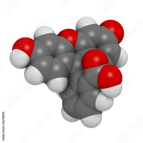 Fluorescein fluorescent molecule. photo