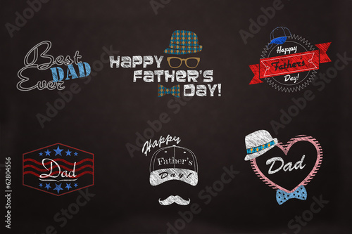 Fathter's day -  Love dad design collection