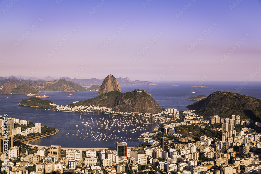 Sunset over Rio de Janeiro