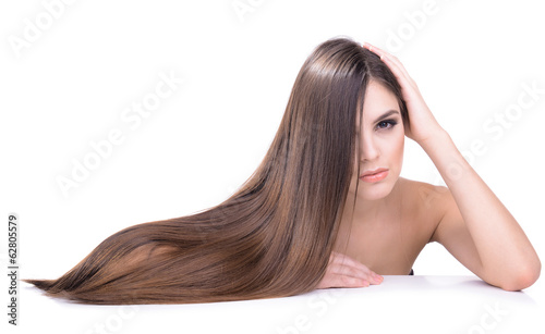 Beautiful young woman with ...
