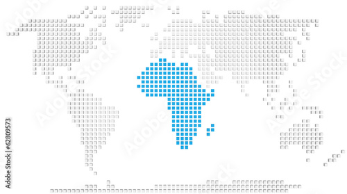 Africa on world map