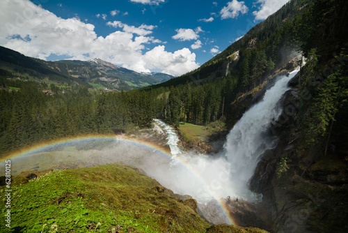 Fototapeta Naklejka Na Ścianę i Meble -  waterfall Krimml (Austria), spring